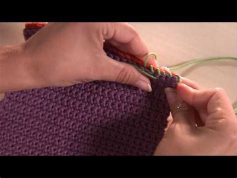 Crochet Facile Coudre Points De Surjet Youtube