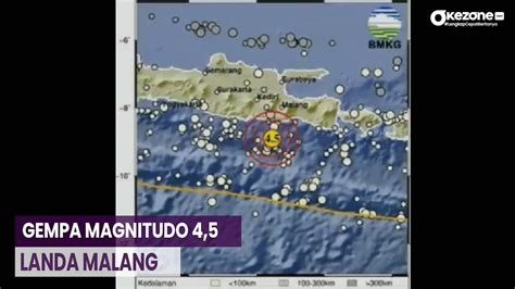 Gempa Dangkal Magnitudo 4 5 Guncang Malang Warga Kaget YouTube