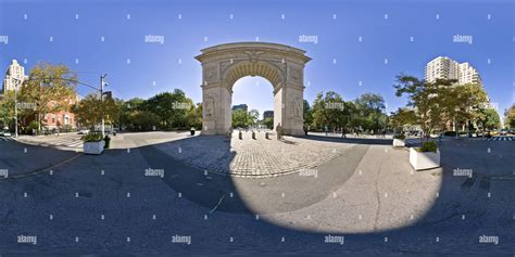 360° view of Washington Square Park - Alamy