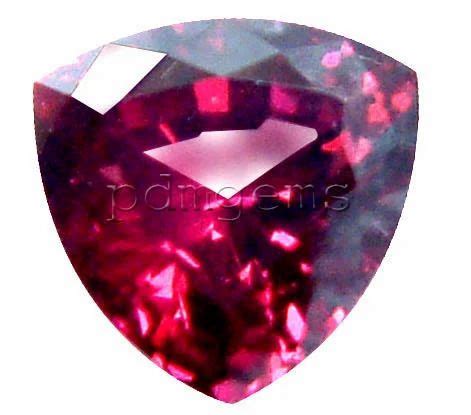 PDM Gems Rhodolite Garnet Trillion Gemstone Size 4 15 Mm At Rs 1000