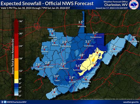 4-12" of snow expected to hit NCWV Friday & Saturday