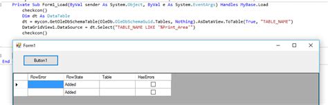 Datatable Select With Dataview Vb Net And Excel Stack Overflow