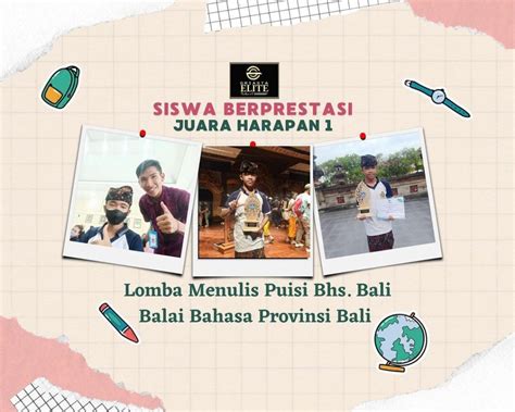 Juara Harapan Lomba Menulis Puisi Bhs Bali Smp Pgri Denpasar