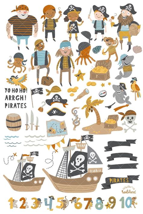 Imágenes prediseñadas de pirata imágenes prediseñadas de fiesta pirata