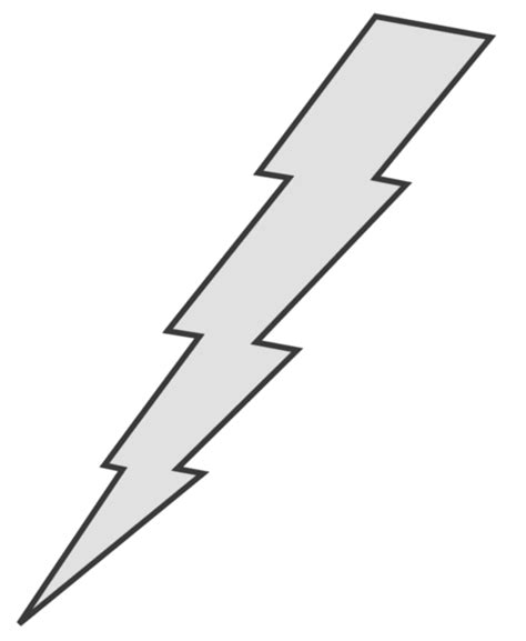 Lightning Bolt Outline - Cliparts.co