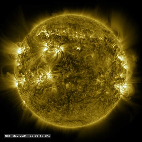 NASA SVS | Double Filament Eruptions from AR 13614 - March 21, 2024