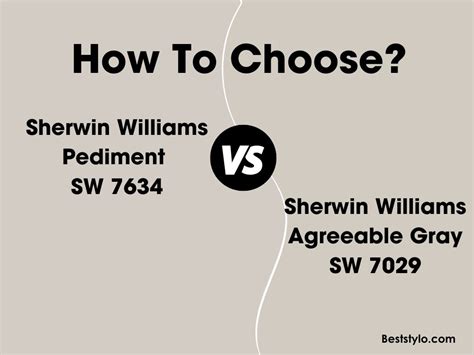 Sherwin Williams Pediment Vs Agreeable Gray Whats The Difference