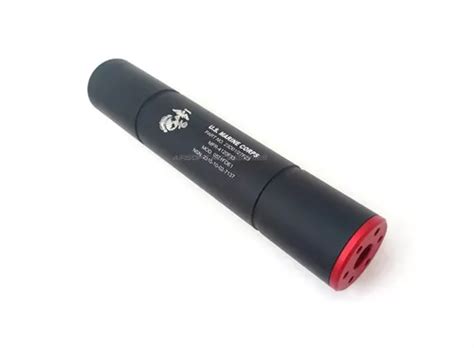 Supressor Silenciador Airsoft Aeg 38x200mm Rosca 14mm Esque