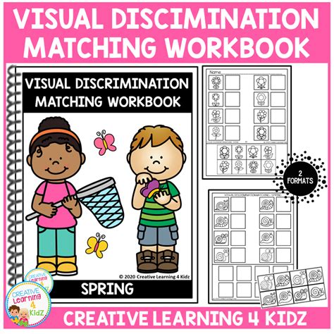 Visual Discrimination Matching Workbook Spring ~digital Do