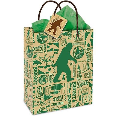 Accoutrements Bigfoot Sasquatch All Occasion T Wrap Bag Bigfoot