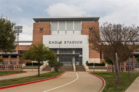 Eagle Stadium Exterior in Allen, Texas Editorial Photography - Image of ...