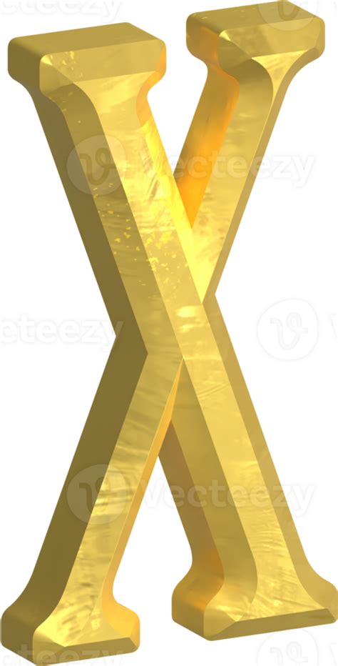 Golden Letter Illustration 35594383 Png