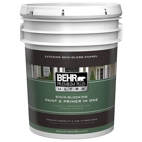 Behr Premium Plus Ultra Gal Medium Base Semi Gloss Enamel Exterior