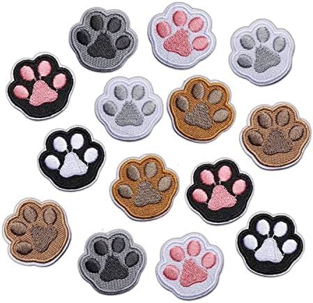 Amazon Nicime 28Pcs Paw Print Patches For Clothing Iron On Sew On