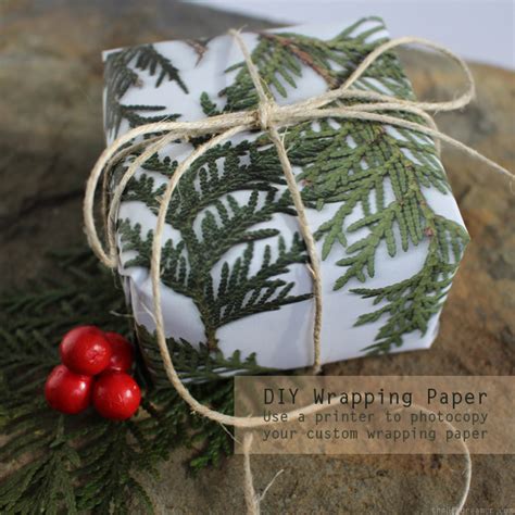 DIY Wrapping Paper - Created easily with a printer