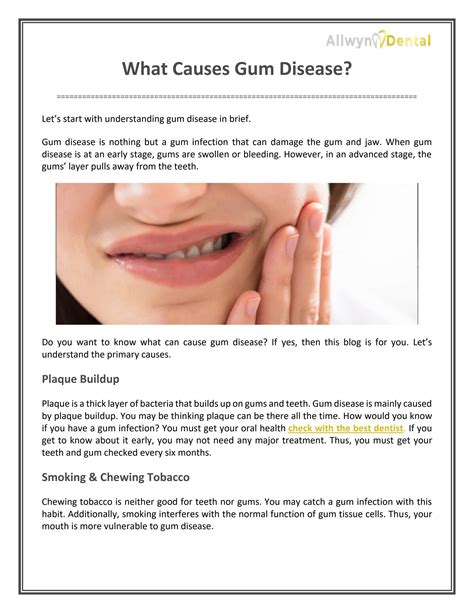 What Causes Gum Disease? by Allwyn Dental - Issuu