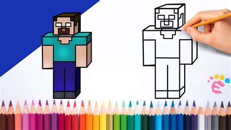 How To Draw A Minecraft Herobrine