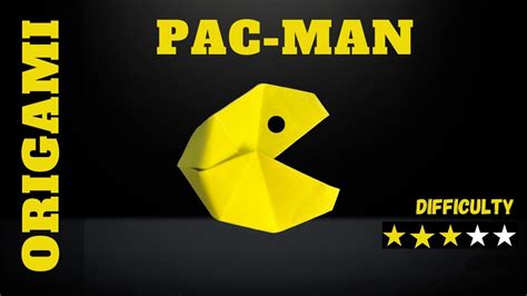 Origami Pac Man Difficulty 3 5 Board Courtesy Of Pom Youtube