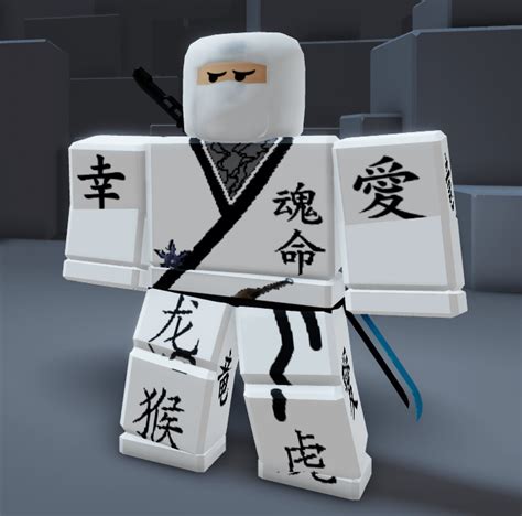 Ninja of Light! Classic Avatar costume feat. UGC katana. What do you ...