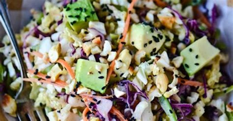 Crunchy Cabbage Salad With Spicy Peanut Dressing Best Vegan Baking