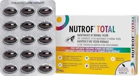 Amazon Nutrof Total Capsules Eye Health Supplement With Lutein