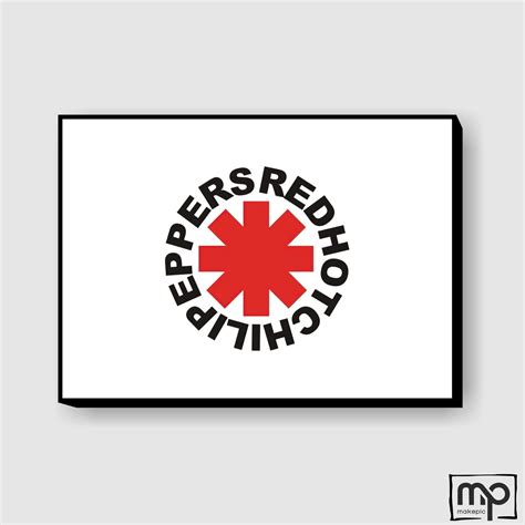 Quadro Red Hot Chili Peppers Logo Elo Produtos Especiais