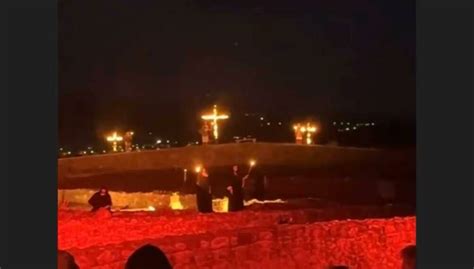 Controversy Erupts At Ulpiana Fest Over Burning Of Christian Crosses