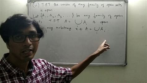 Basic Topology Lecture Open Sets In A Metric Space Theorem