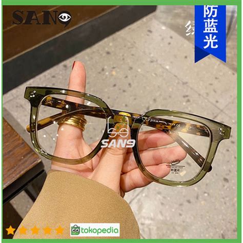 Jual Hot Kacamata Anti Radiasi Komputer Frame Hijau Gaya Korea PriaWanita Kota Bandung