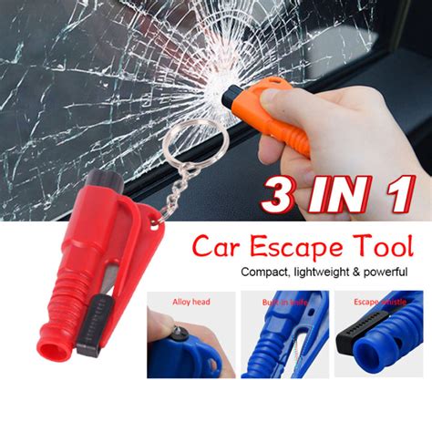 3 In 1 Car Glass Window Breaker Mini Emergency Safety Escape Hammer