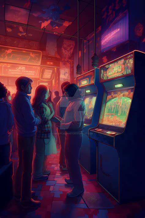 nostalgic arcade memories 2 by midgptjourney on DeviantArt