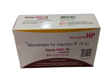 Eema Hmg Iu Menotropin For Injection Ip Packaging Type Box At Rs