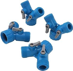 Amazon Topincn Pcs Tap Y Splitter Way Valves Hose Splitter