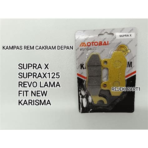 Jual DISCPAD DISPAD KAMPAS REM CAKRAM DEPAN SUPRA X REVO LAMA