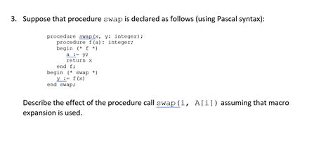 Consider The Following Pseudocode Assuming Nested Subroutines