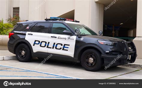 Beverly Hills California July 2023 Beverly Hills Police Department Car