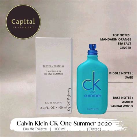 Jual Calvin Klein One Summer 2020 Edt 100 Ml Tester Di Seller Capital