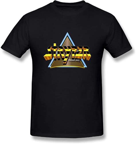 Stryper Unique Camiseta Bsica De Manga Corta Con Cuello Redondo Y