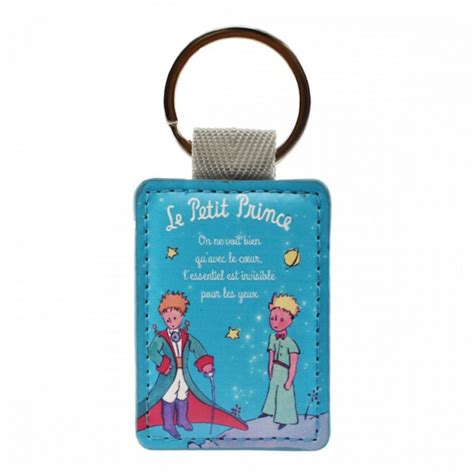 Porte clés en cuir de collection Enesco Le Petit Prince en habit de