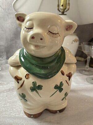 Vintage S Smiley Pig Cookie Jar By Shawnee Ebay