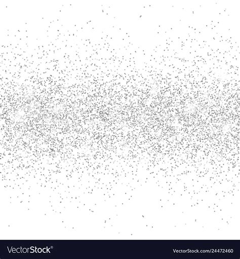 Silver glitter sparkle on a transparent Royalty Free Vector