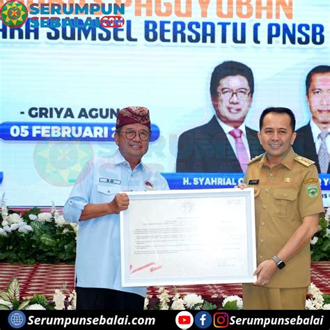 Pj Gubernur Sumsel Fatoni Gandeng PNSB Jaga Kondusivitas Sumsel Untuk