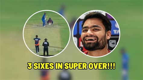 Rinku Singh Smashed 3 Consecutive Sixes Made His Team Win In Super