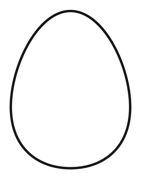 egg outline printable 4