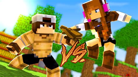 Minecraft CORRIDA PVP MADEIRA CLARA Vs MADEIRA ESCURA YouTube