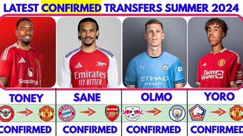 🚨latest Confirmed Transfers Summer 2024💥 Yoro To United Sane To Arsenal