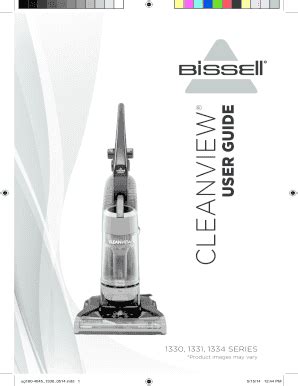 Fillable Online Cleanview User Guide Vacuum Cleaner Advisor Fax