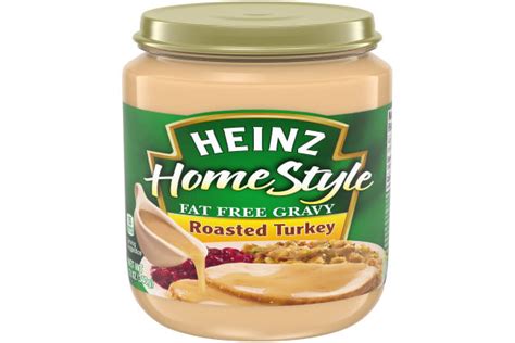 Heinz HomeStyle Roasted Turkey Fat Free Gravy 12 Oz Jar My Food And