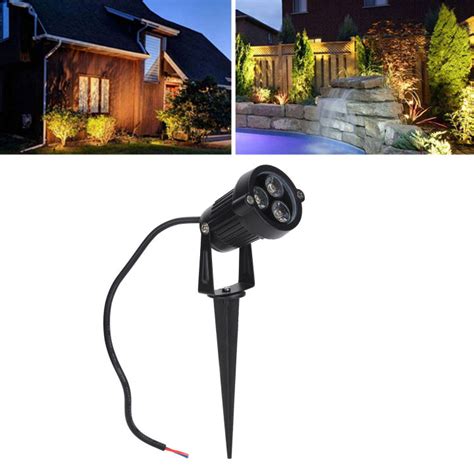 Led Lawn Light Ip65 Waterproof Warm White Ground Landscape Lamp For Gardens Paths Courtyard 3w