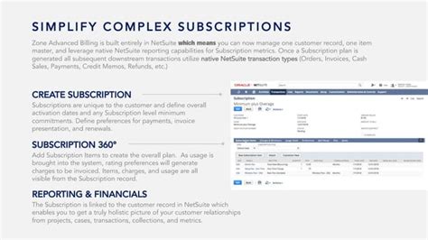 Zone Advanced Billing For Netsuite Ppt